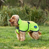 Weatherbeeta Comfitec Reflective 300D Deluxe Showerproof Dog Coat #colour_yellow