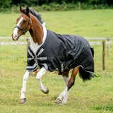 Horseware Ireland Amigo 1200D 100g Turnout Rug #colour_black-titanium-grey-silver