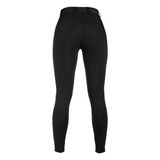 HKM Women's Knee Patch Breeches -Ari Mid Rise- #colour_black
