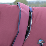 Weatherbeeta Comfitec Essential 50G Detach-A-Neck Turnout #colour_burgundy-navy