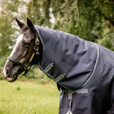 Horseware Irelanc Rambo Optimo Turnout (0g Outer with 400g Liner) #colour_navy-thunderstorm-grey-silver