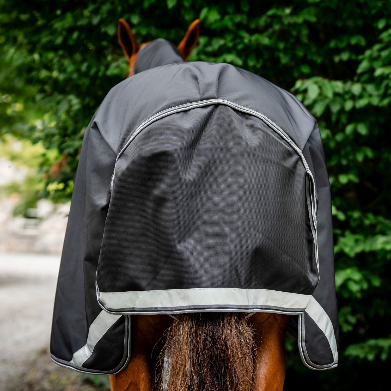 Horseware Ireland Rambo Supreme 1680D Turnout Plus 50g #colour_black-thunderstorm-grey-silver