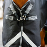 Horseware Ireland Rambo Supreme 1680D Turnout Plus 0g #colour_black-thunderstorm-grey-silver