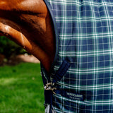 Horseware Ireland Rhino Wug 0g Turnout Rug #colour_hunter-check-navy-green