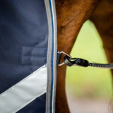 Horseware Ireland Rambo 1680D 100g Turnout Rug #colour_navy-thunderstorm-grey-silver