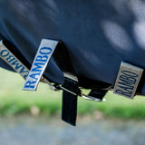 Horseware Ireland Rambo 1680D 0g Turnout Rug #colour_navy-thunderstorm-grey-silver