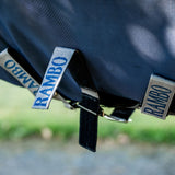 Horseware Ireland Rambo 1680D 50g Turnout Rug #colour_navy-thunderstorm-grey-silver