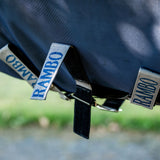 Horseware Ireland Rambo 1680D 250g Vari-Layer Turnout Rug #colour_navy-thunderstorm-grey-silver