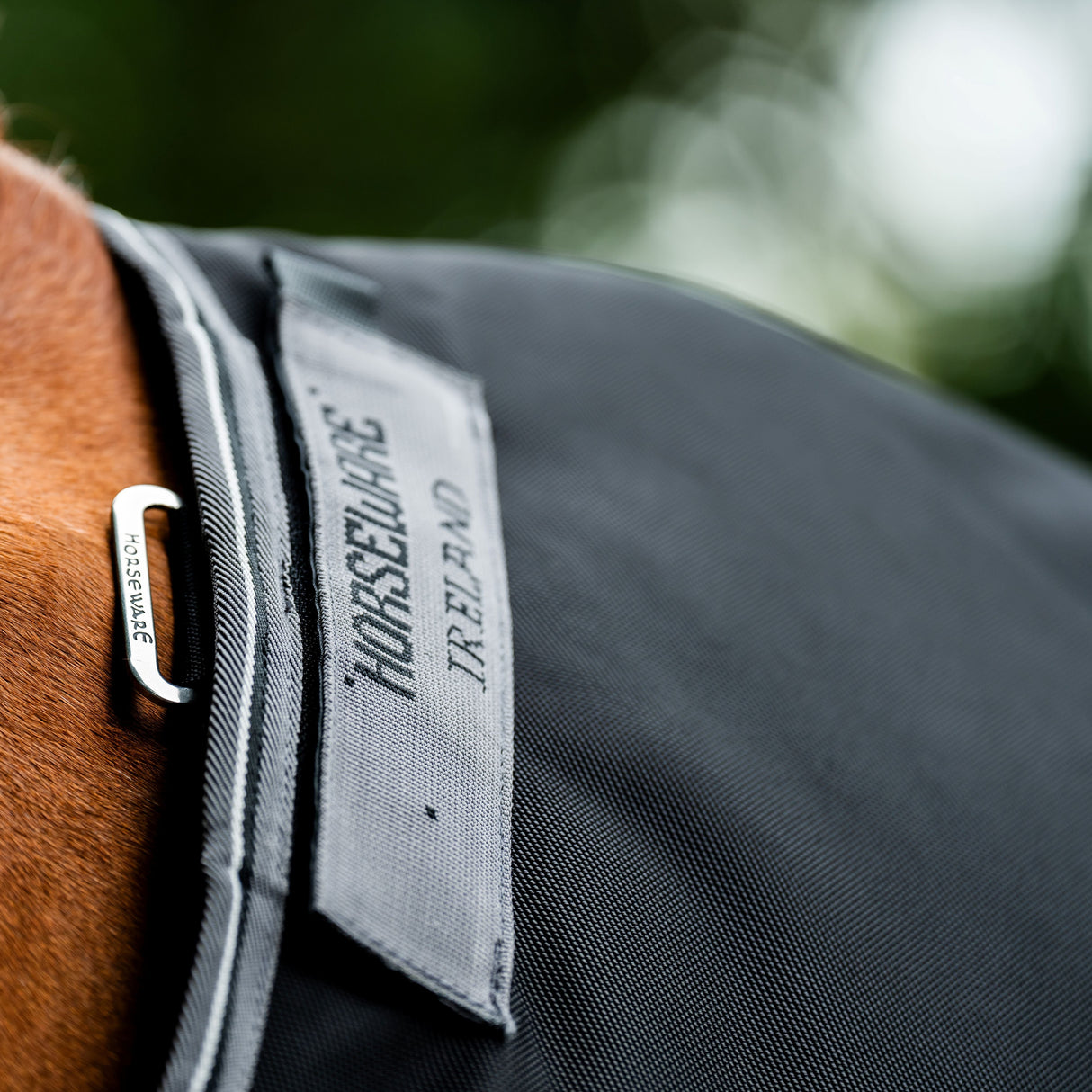 Horseware Ireland Rambo 1680D 450g Vari-Layer Turnout Rug #colour_black-thunderstorm-grey-silver