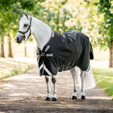 Horseware Ireland Rambo 1680D 450g Vari-Layer Turnout Rug #colour_black-thunderstorm-grey-silver