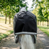 Horseware Ireland Rambo 1680D 50g Turnout Rug #colour_black-thunderstorm-grey-silver