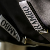 Horseware Ireland Rambo 1680D 50g Turnout Rug #colour_black-thunderstorm-grey-silver