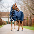 Horseware Ireland Amigo 1200D Integrated 0g Turnout Rug #colour_navy-titanium-grey-silver