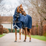 Horseware Ireland Amigo 1200D Integrated 0g Turnout Rug #colour_navy-titanium-grey-silver