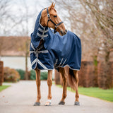Horseware Ireland Amigo 1200D Integrated 150g Turnout Rug #colour_navy-titanium-grey-silver