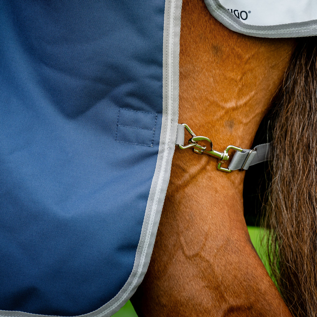 Horseware Ireland Amigo 1200D Plus 50g Turnout Rug #colour_navy-titanium-grey-silver