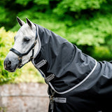 Horseware Ireland Amigo 1200D Plus 50g Turnout Rug #colour_black-titanium-grey-silver