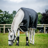 Horseware Ireland Amigo Bravo 12 Original 100g Turnout Rug #colour_black-titanium-grey-silver