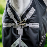 Horseware Ireland Amigo Bravo 12 Original 50g Lite Turnout Rug #colour_black-titanium-grey-silver