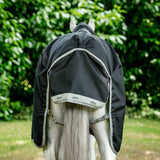 Horseware Ireland Amigo Bravo 12 Original 100g Turnout Rug #colour_black-titanium-grey-silver