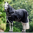 Horseware Ireland Amigo Bravo 12 Plus Bundle V-Front 50g Turnout Rug #colour_black-titanium-grey-silver
