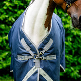 Horseware Ireland Amigo 1200D XL 150g Turnout Rug #colour_navy-titanium-grey-silver