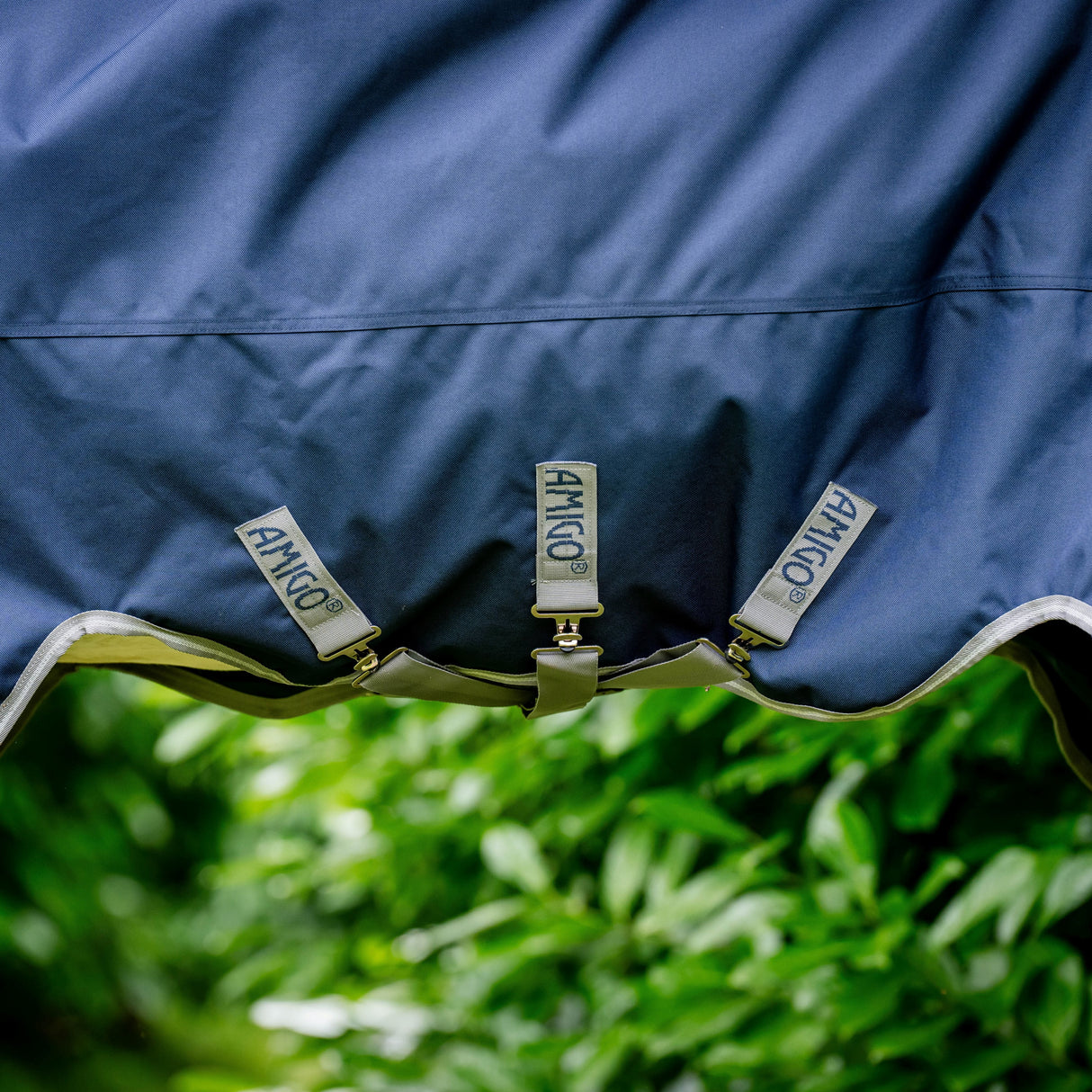 Horseware Ireland Amigo 1200D XL 150g Turnout Rug #colour_navy-titanium-grey-silver