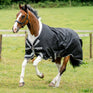 Horseware Ireland Amigo 1200D XL 50g Turnout Rug #colour_black-titanium-grey-silver