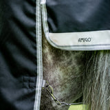 Horseware Ireland Amigo 1200D XL 50g Turnout Rug #colour_black-titanium-grey-silver