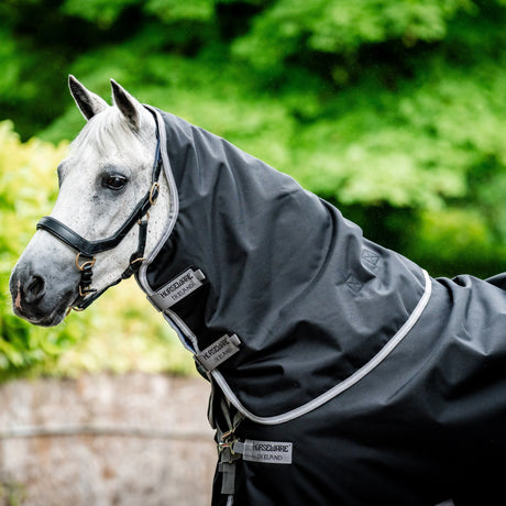 Horseware Ireland Amigo Bravo 12 Original Hood 0g #colour_black-titanium-grey-silver