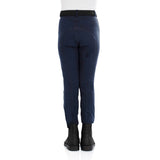 Equestro Leilani Model Junior Jodhpur Breeches In Stretch Material #colour_blue