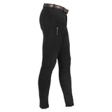 Equestro Urano Model Man Breeches In Stretch Cotton #colour_black