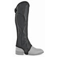 Equestro Lincoln Leather Mini-Chaps #colour_black
