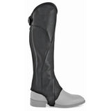 Equestro Lincoln Leather Mini-Chaps #colour_black