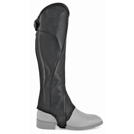 Equestro Lincoln Leather Mini-Chaps #colour_black
