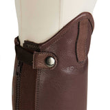 Equestro Unisex Gaiters With Silicone Inserts #colour_brown