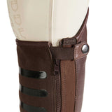 Equestro Unisex Gaiters With Silicone Inserts #colour_brown