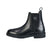 Equestro Unisex Ankle Boots With Non-Slip Rubber Sole #colour_black