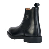 Equestro Unisex Ankle Boots With Non-Slip Rubber Sole #colour_black