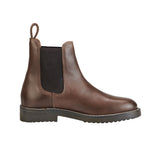 Equestro Unisex Ankle Boots With Non-Slip Rubber Sole #colour_brown