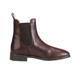 Equestro Unisex Ankle Boots With Side Elastics #colour_brown