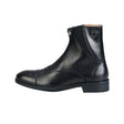 Equestro Unisex Ankle Boots With Front Zip Maximum Comfort #colour_black