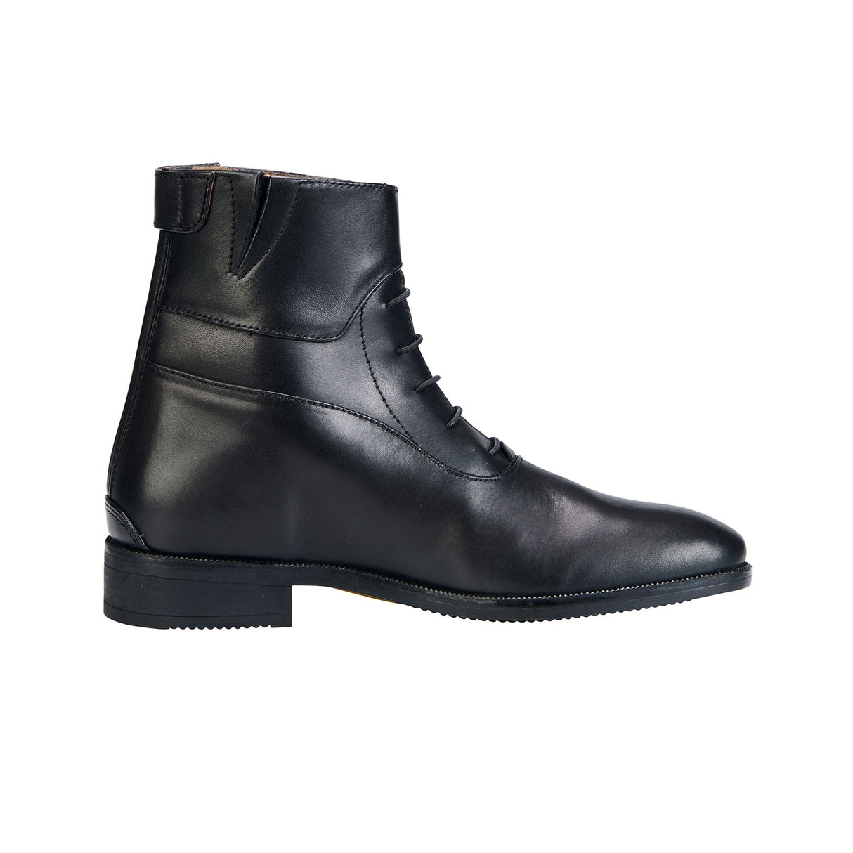 Equestro Unisex Ankle Boots With Laces #colour_black