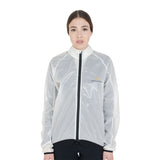 Equestro Windproof And Water-Repellent Unisex Overcoat #colour_white