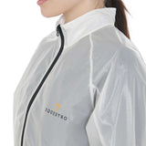 Equestro Windproof And Water-Repellent Unisex Overcoat #colour_white
