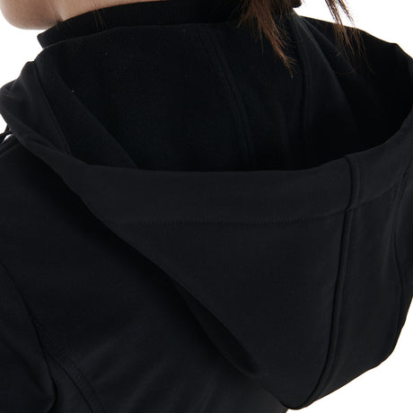Equestro Women's Slim Fit Softshell Jacket With Internal Fleece #colour_black