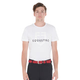 Equestro Elasticized Belt Crossed Pattern #colour_burgundy