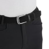 Equestro Elasticized Belt Crossed Pattern #colour_black