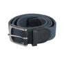 Equestro Elasticized Belt Crossed Pattern #colour_grey