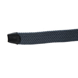 Equestro Elasticized Belt Crossed Pattern #colour_grey